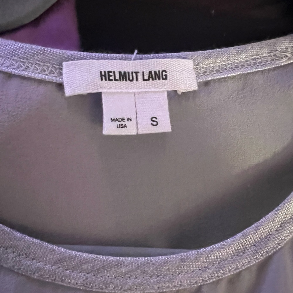 Helmut Lang Semi Sheer Front/Full Sheer Back Shir… - image 2